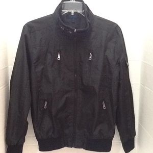 Boys Water Resistant Black Jacket by Spire Size 14/16
